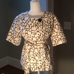 J Crew Animal Print Blazer/Jacket EUC